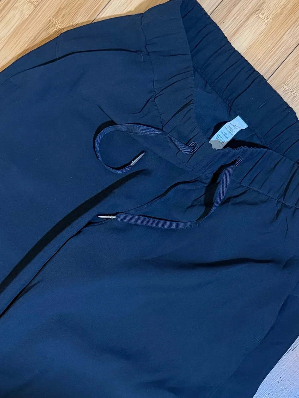 lululemon athletica Black Wide-Leg Drawstring Pants